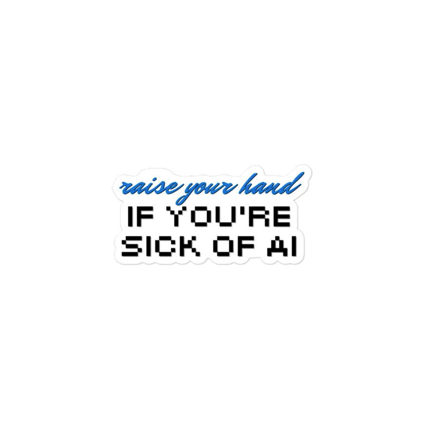 Anti-AI Sticker