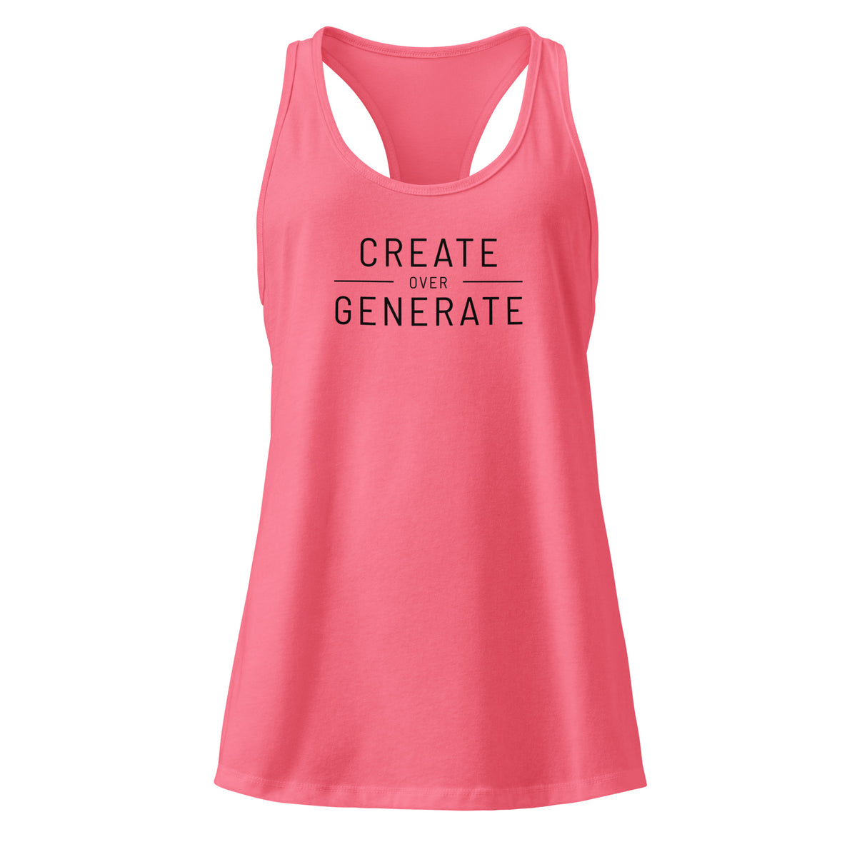 Women’s fitted racerback tank top - Multiple Colors