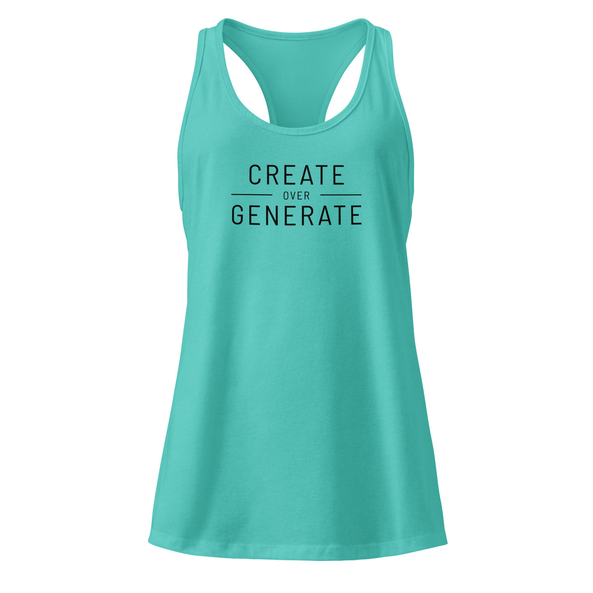 Women’s fitted racerback tank top - Multiple Colors